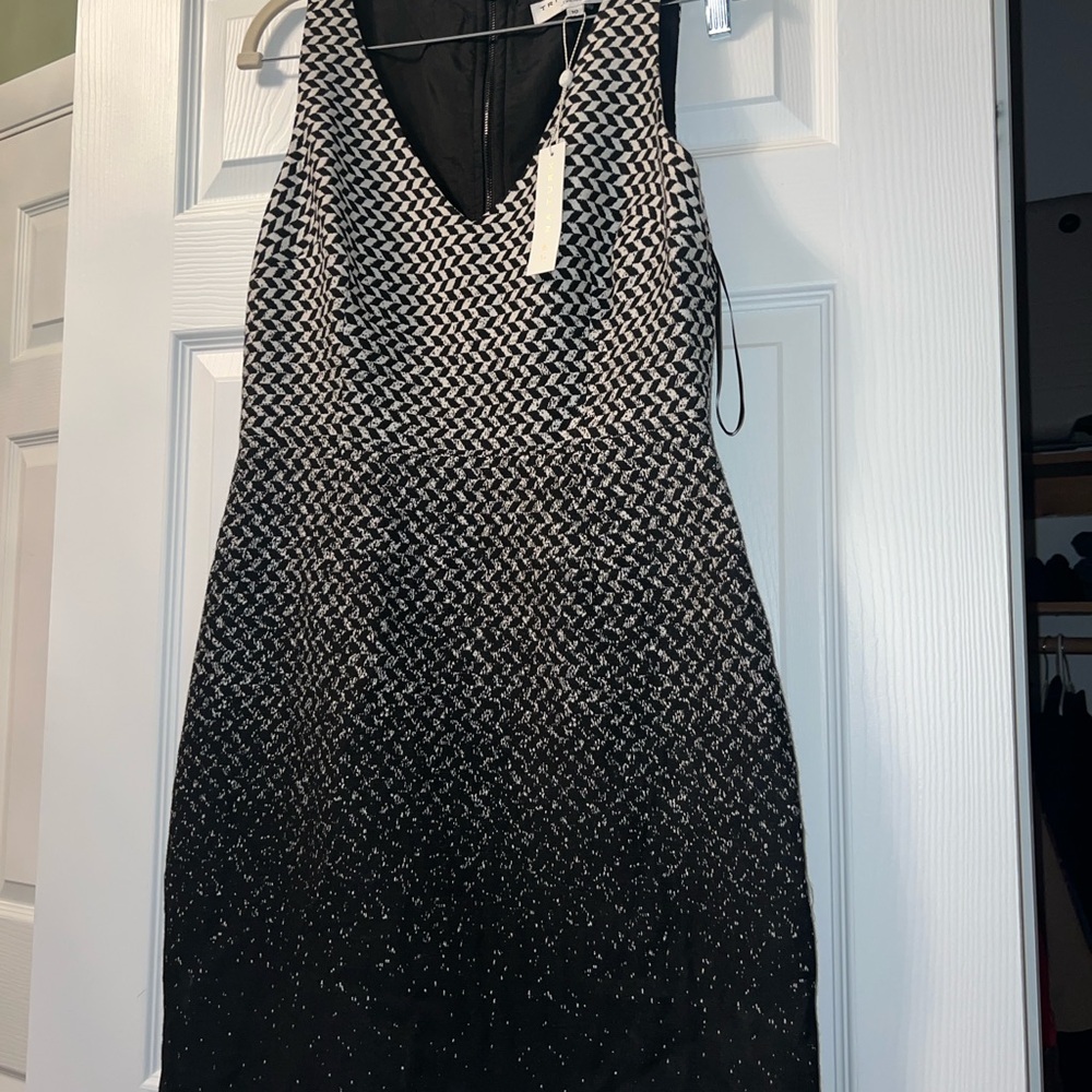 NWT Trina Turk Black and White Mini Dress